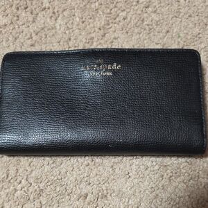 Kate Spade Black Leather Wallet
